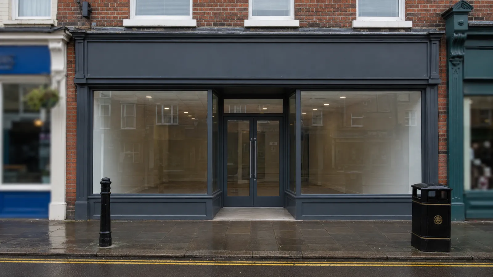 Midlands Shopfronts - illustrative image of a finished commercial frontage