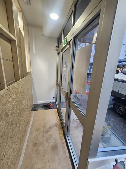 Toughened glass shopfront - completed one of our jobs